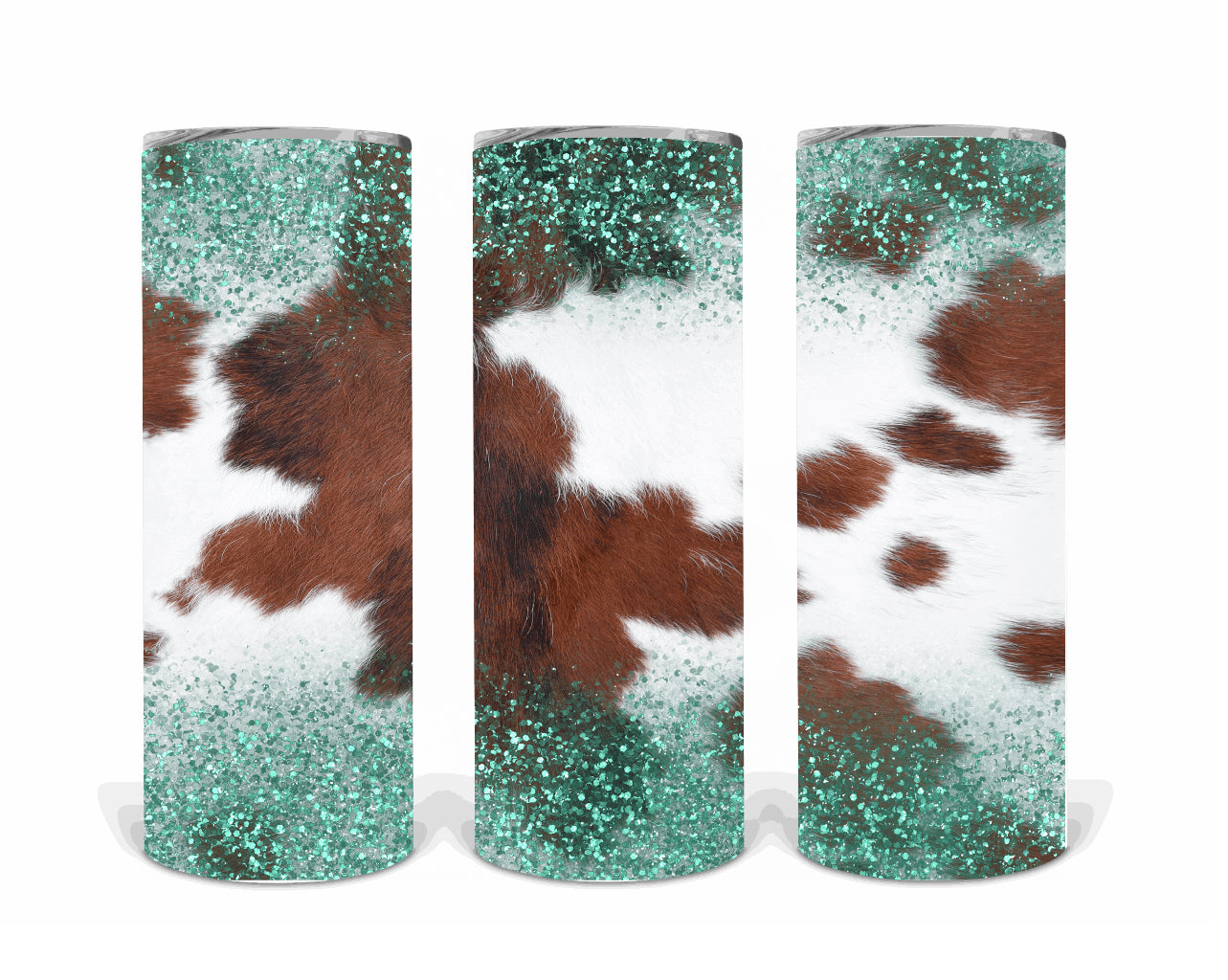 Cowhide + glitter | Sublimation transfer