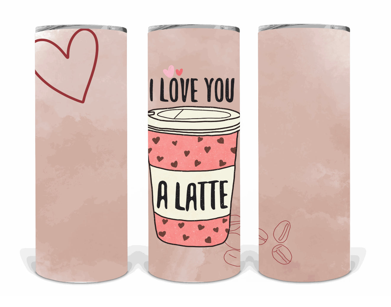 Love you a latte | Sublimation transfer