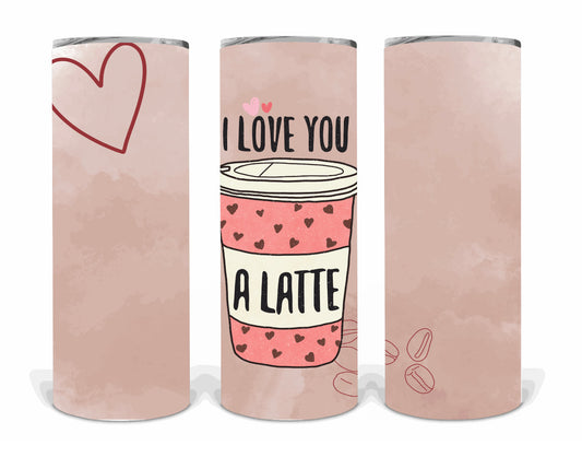 Love you a latte | Sublimation transfer