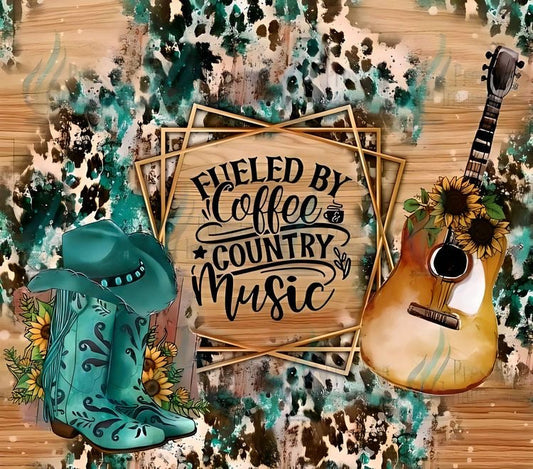 Coffee & country music | Sublimation transfer