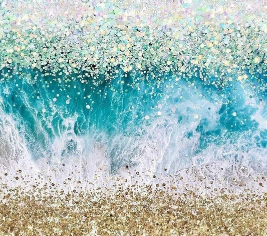 Glitter + beach | Sublimation transfer