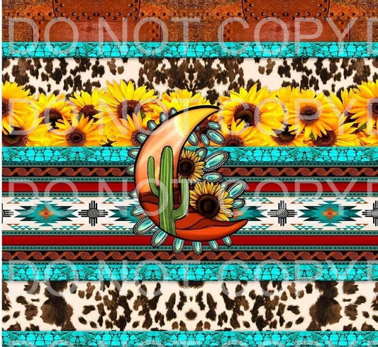 Western + moon | Sublimation transfer