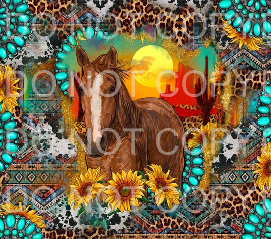 Western + horse | Sublimation transfer