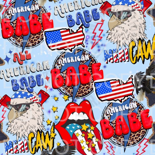 All American babe | Sublimation transfer