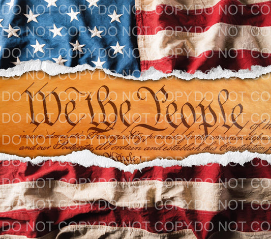 We the people | Sublimation transfer