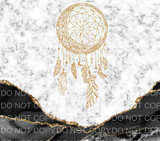 Marble + dream catcher | Sublimation transfer