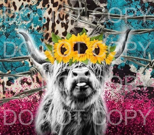 Highland cow | Sublimation transfer