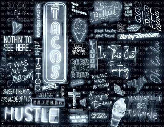 Hustle + tacos | Sublimation transfer