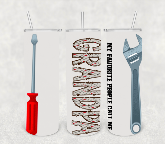 My favorite people call me grandpa | Sublimation transfer