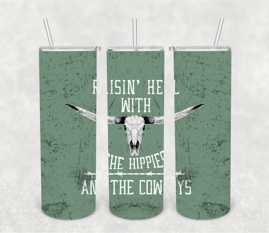 Hippies & cowboys | Sublimation transfer