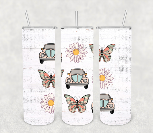 Daisies + beetle | Sublimation transfer