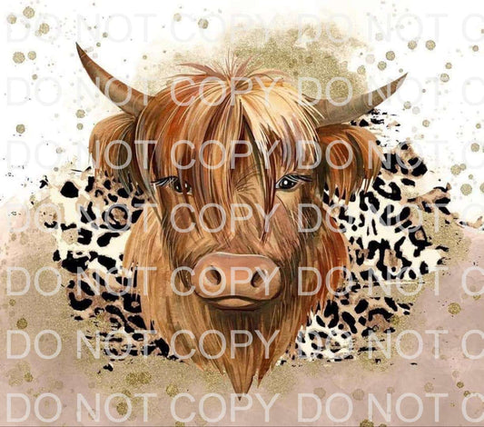 Highland cow | Sublimation transfer