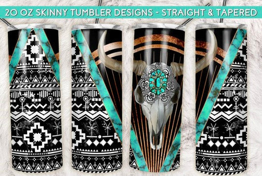 Skull + Aztec | Sublimation transfer