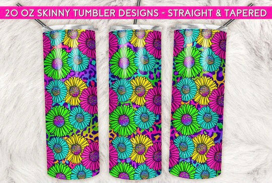 Retro flowers | Sublimation transfer