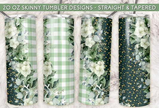 Green + florals | Sublimation transfer