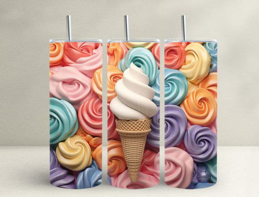 3D ice cream | Sublimation transfer