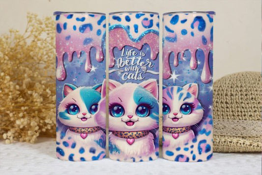 Life is better with cats | Sublimation transfer