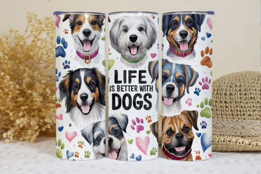 Life is better with dogs | Sublimation transfer