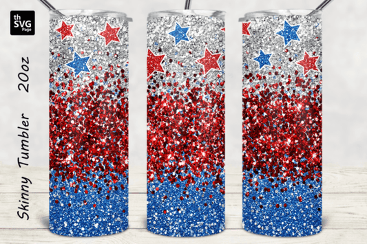 Patriotic glitter | Sublimation transfer