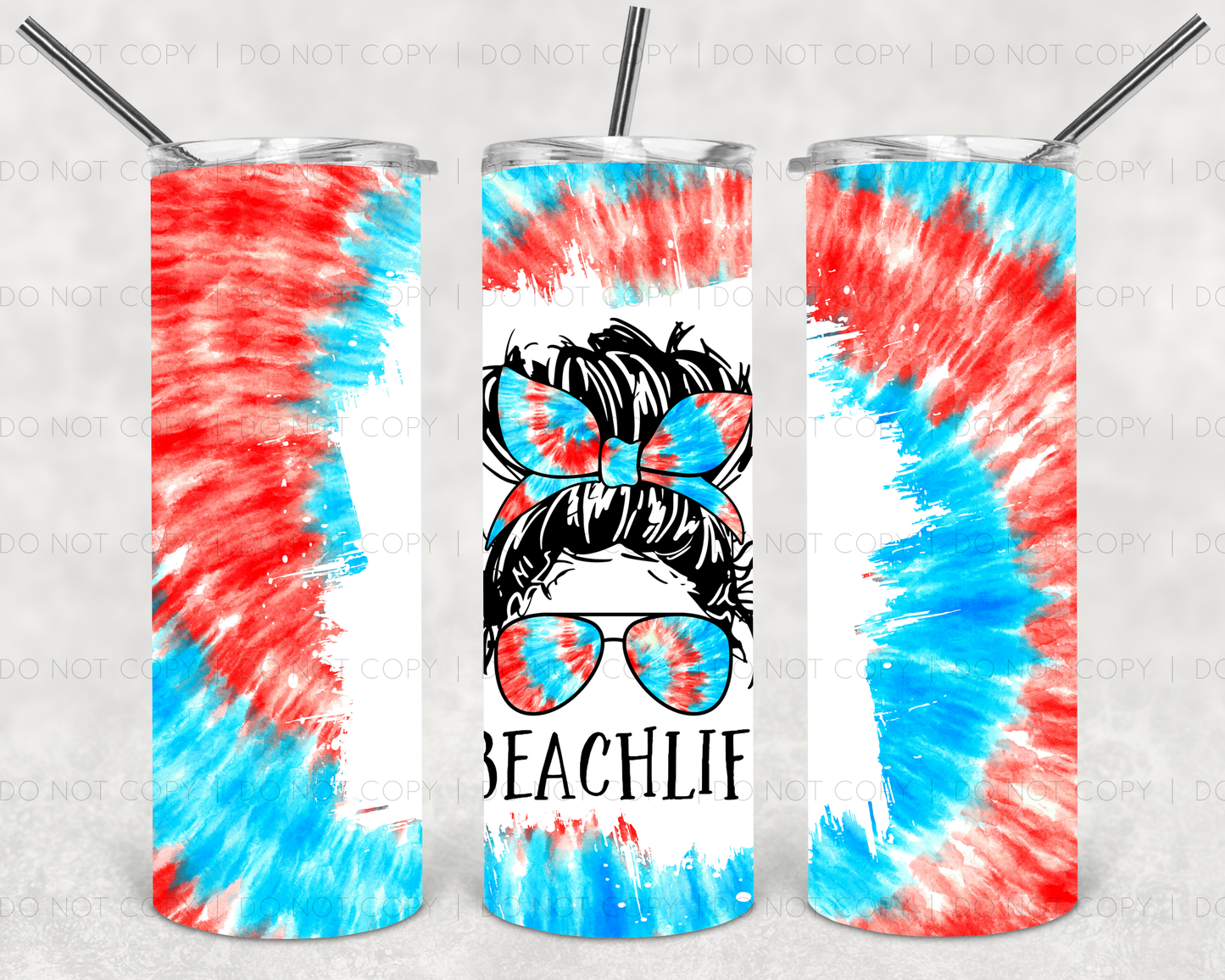 Beach life + bun | Sublimation transfer