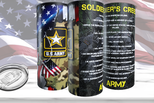 Soldier's creed | Sublimation transfer