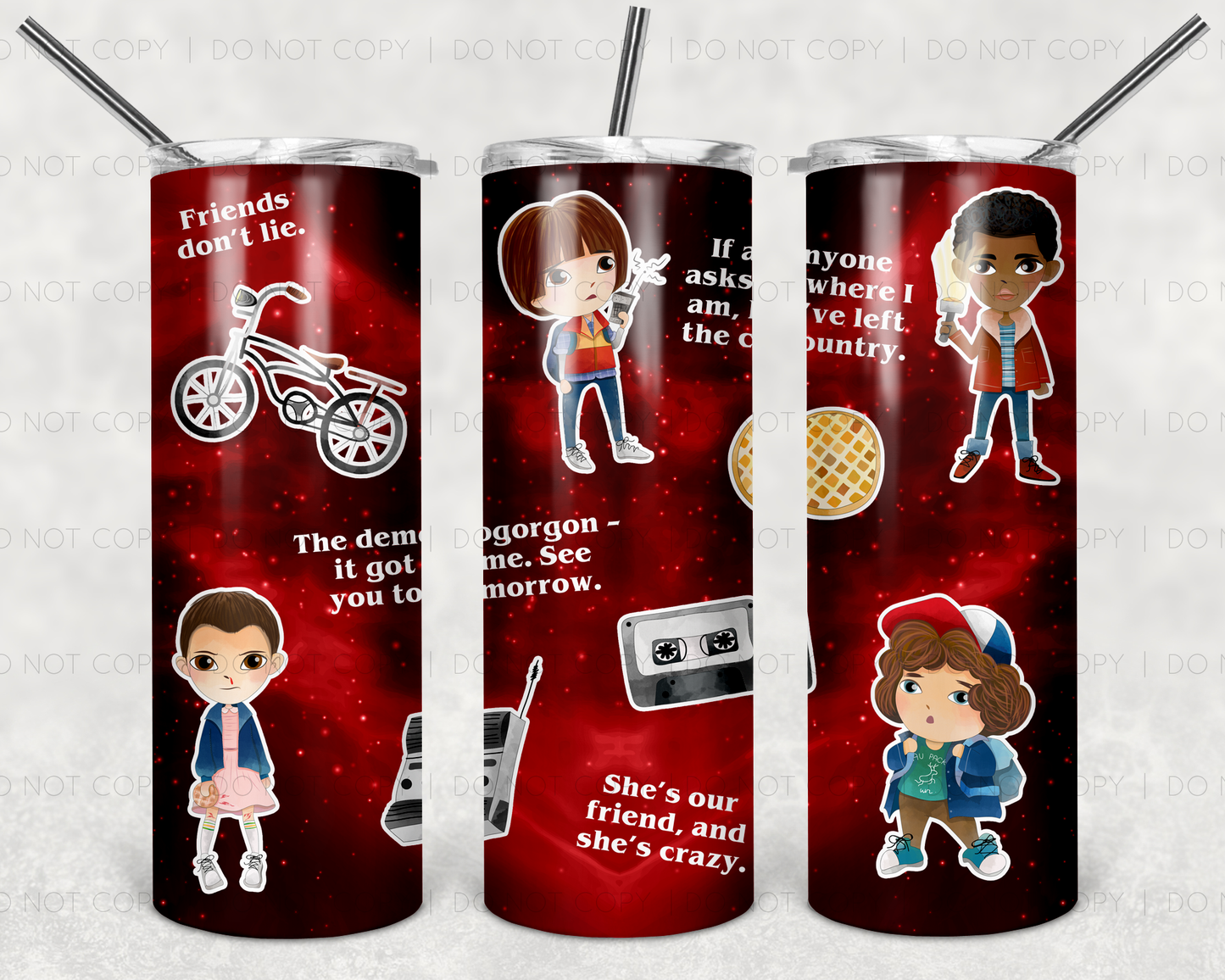 Stanger things TV show | Sublimation transfer