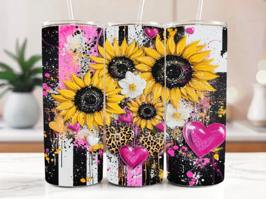 Sunflower + leopard | Sublimation transfer