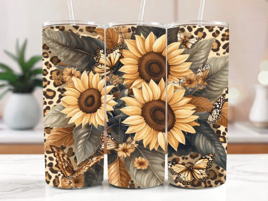 Sunflower + leopard | Sublimation transfer