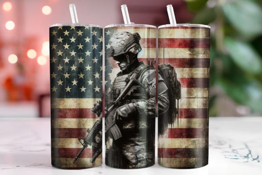 Military + USA flag | Sublimation transfer