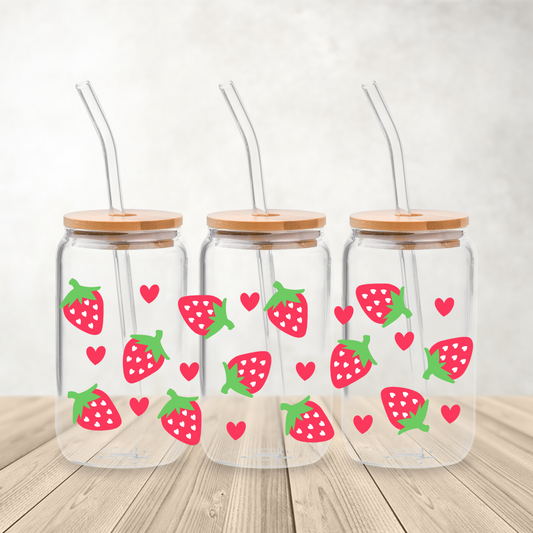 Strawberries | 16oz glass can