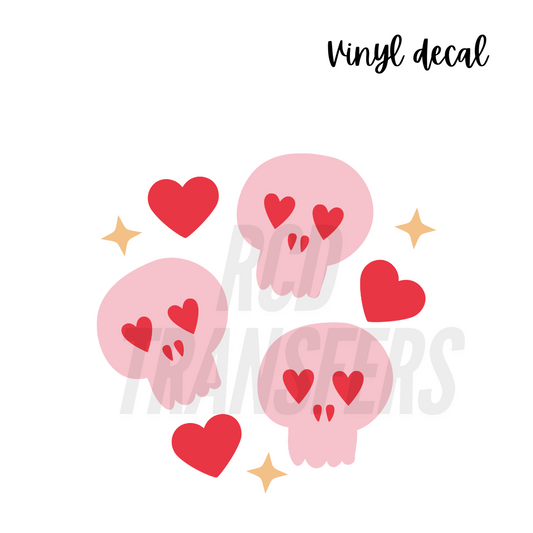 Love skulls | Vinyl Decal