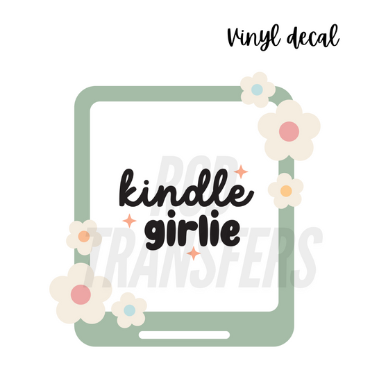 Kindle girlie | Vinyl Decal