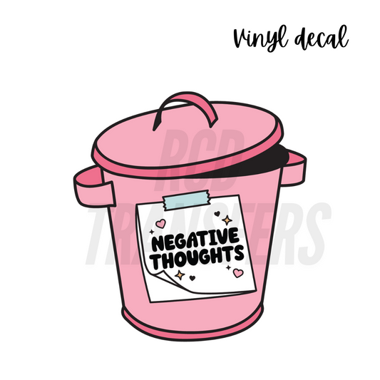 Negative thoughts | Vinyl Decal