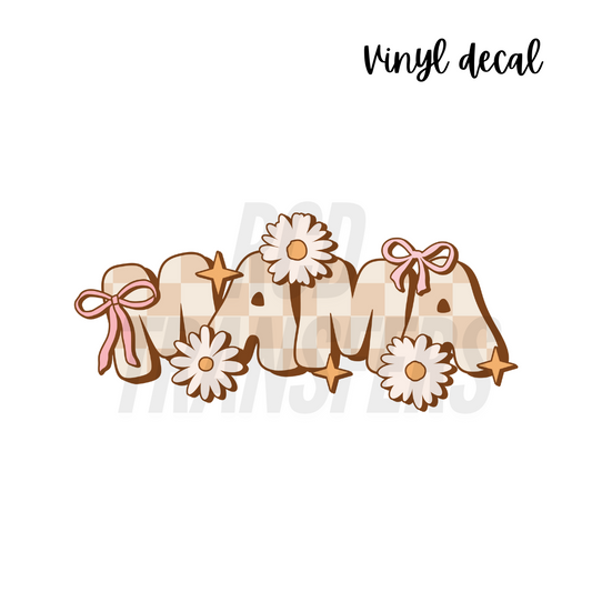 Retro mama | Vinyl Decal