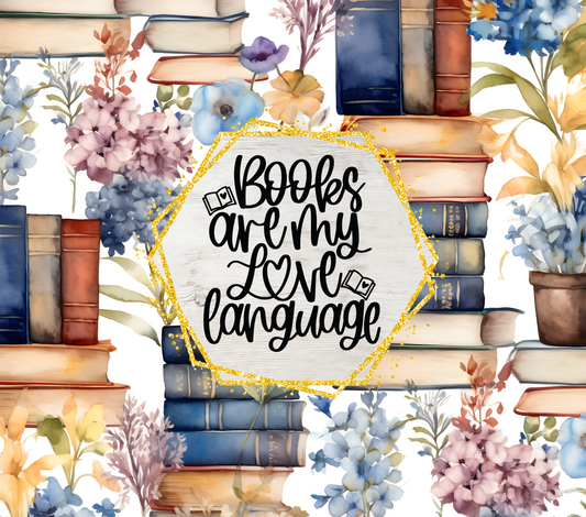 Books are my love language | Sublimation transfer
