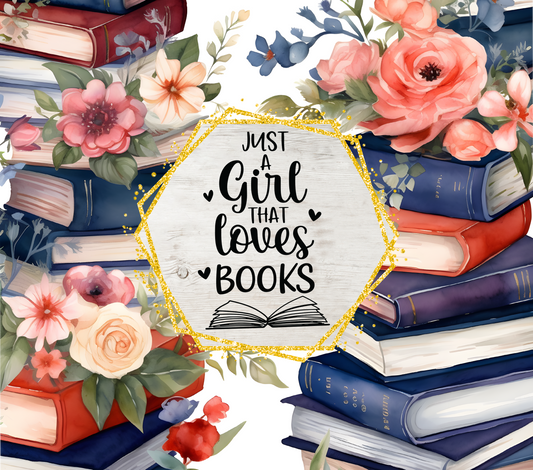 Girl that loves books | Sublimation transfer
