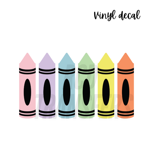 Crayons | Vinyl Decal