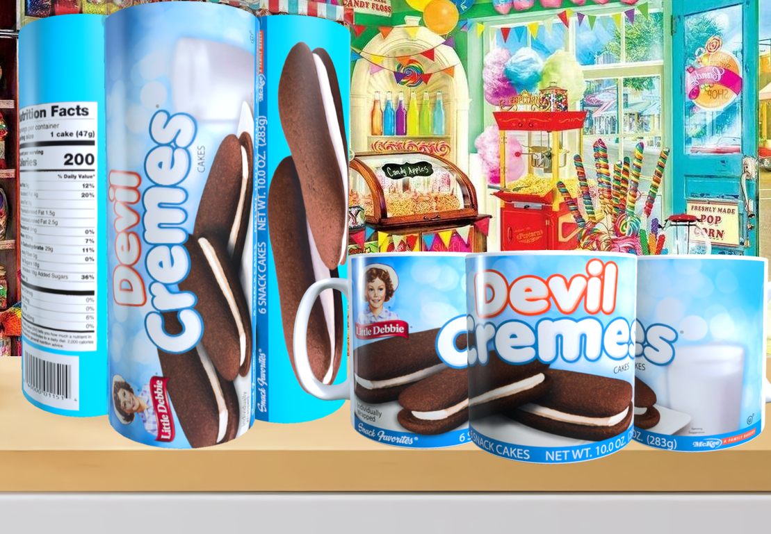 Devil creme SNK | Sublimation transfer