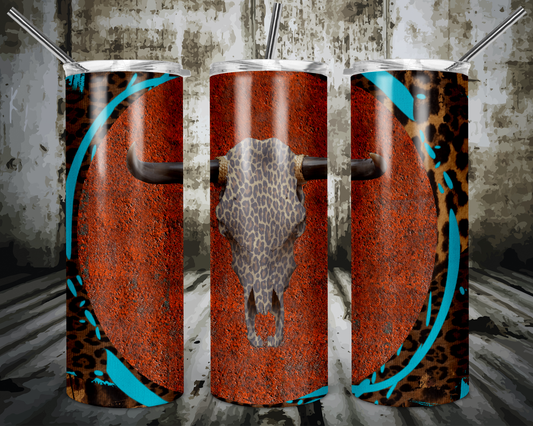 Grunge + leopard steer | Sublimation transfer