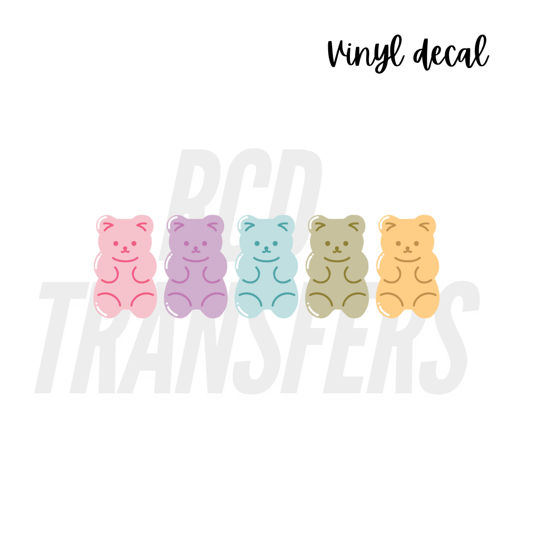 Gummy bears | Vinyl Decal