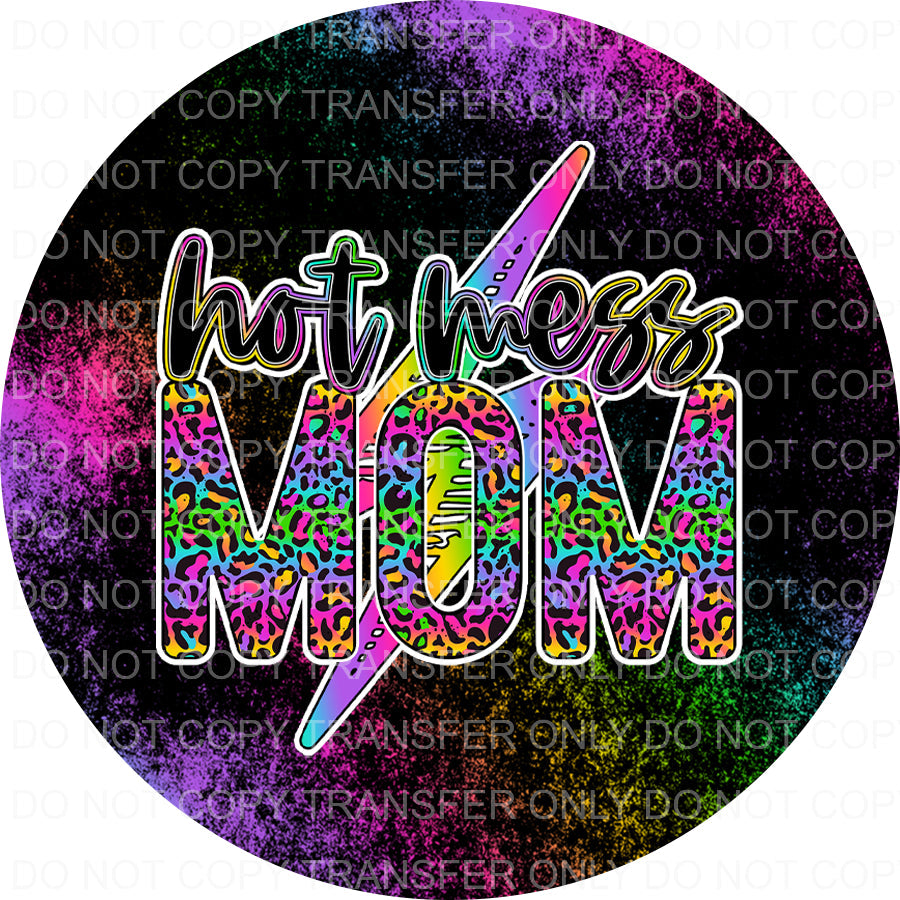 Hot mess mom | Car coaster transfers