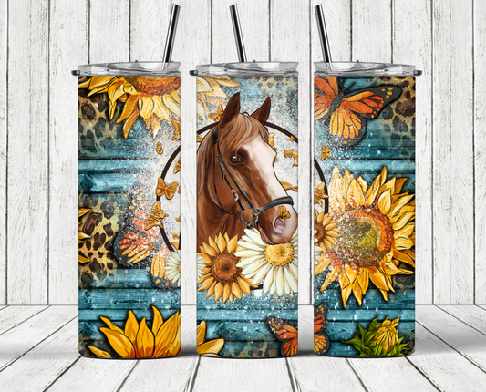 Horses + sunflowers | Sublimation transfer