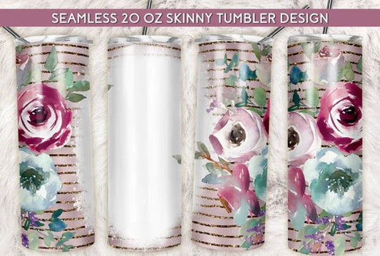 Mauve + florals | Sublimation transfer