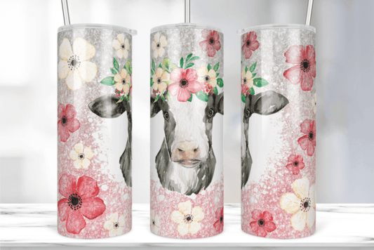 Cow + florals | Sublimation transfer