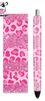 Pink cheetah | Pen wrap