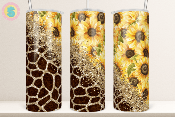 Sunflowers + glitter | Sublimation transfer