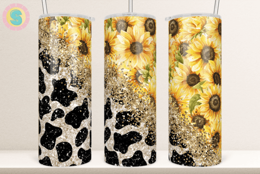 sunflowers + cowhide | Sublimation transfer