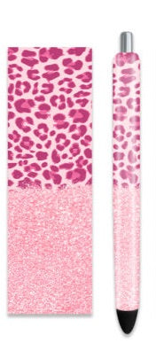 Pink cheetah | Pen wrap