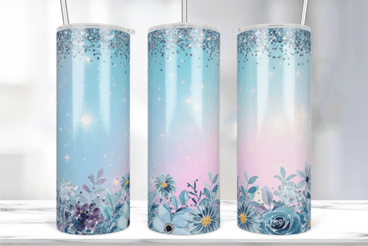 Florals + glitter | Sublimation transfer