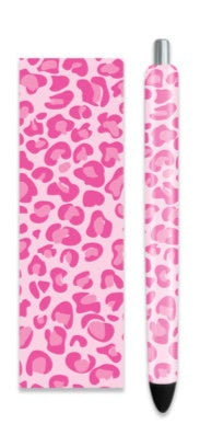 Pink cheetah | Pen wrap